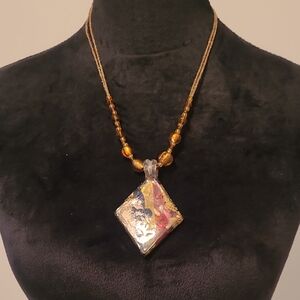 Elegant Multicolor Pendant Necklace